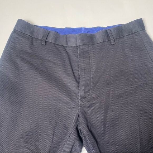 Banana Republic Non-Iron Tailored Slim Fit Charcoal Gray Pants Men's Size 31x32 - Picture 12 of 13